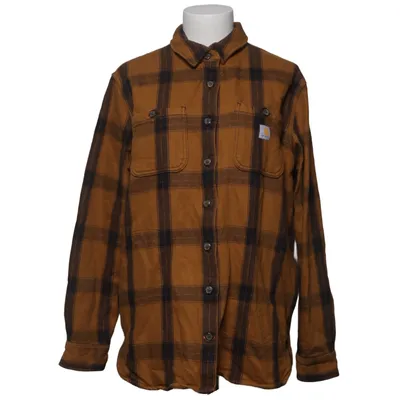 Oberhemd (Braun, Blau) von Carhartt Baumwolle