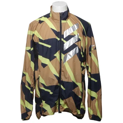 Trainingsjack (Bruin, Blauw, Geel, Meerkleurig) van Adidas Gerecycled polyester