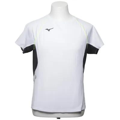 Maillot de sport (Blanc, Noir, Jaune) de Mizuno Polyester