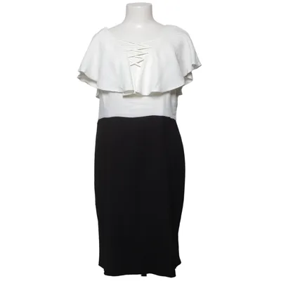 Kjole (Sort, Hvid) fra Collection London Elastan, Polyester