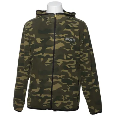 Fleece jacket (Green, Beige) from Phelix Sports Cotton, Elastane