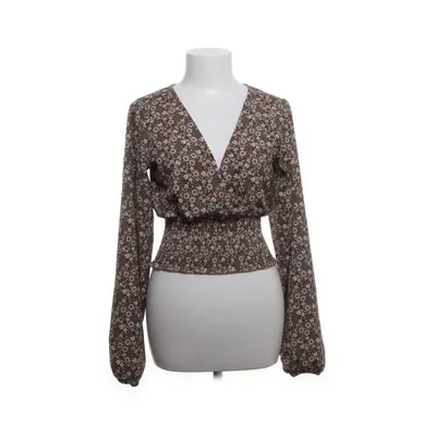 Wikkeltop (Zwart, Wit, Bruin, Meerkleurig) van Costes Atelier Elastaan, Polyester