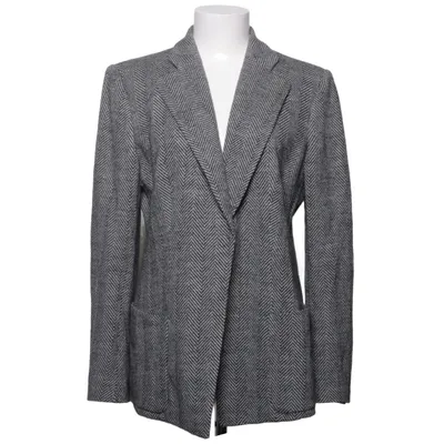Blazer (Gray) from Giorgio Armani Elastane, Polyester, Wool