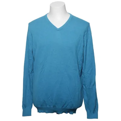 Pullover (Blue) from Alan Paine Cashmere, Cotton