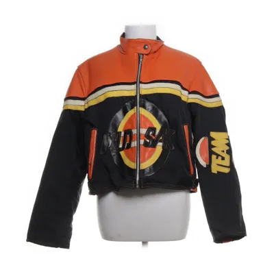 Leather jacket (Black, Orange, Multicolored) from Kudsak