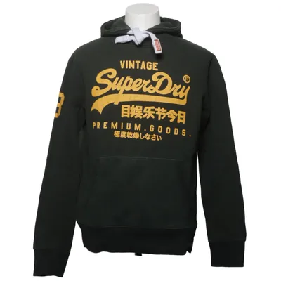 Sweat à capuche (Vert) de Superdry Coton, Polyester