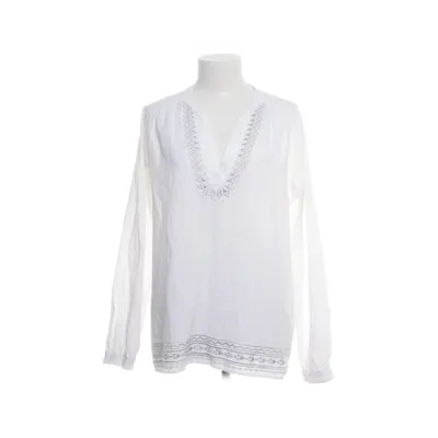 Blouse (White, Gray) from Smith & Soul Cotton, Linen