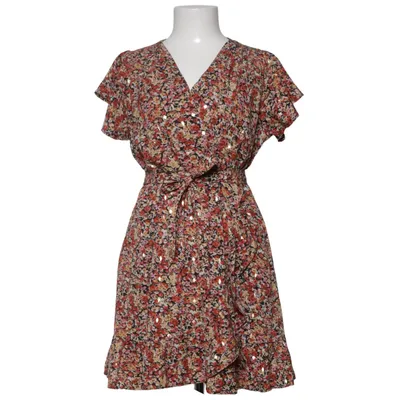 Wikkeljurk (Rood, Meerkleurig) van Vintage Dressing Viscose