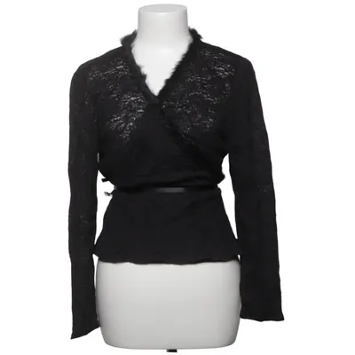 Blouse portefeuille (Noir) de Dresses Unlimited Coton, Polyamide, Polyester