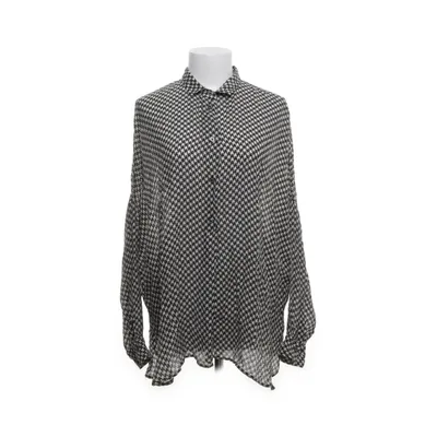 Bluse (Hvid, Sort) fra 0039 Italy Silke