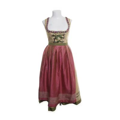 Dirndl (Beige, Multicolored) from Holly Couture Cotton, Polyester