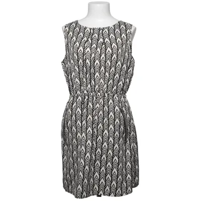 Kjole (Sort, Hvid) fra Tutti Frutti Polyester