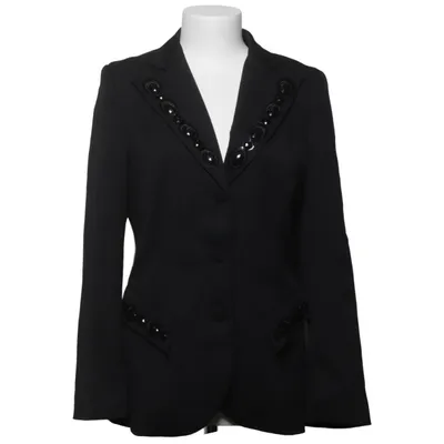 Blazer (Black) from Pompöös Acetate, Elastane, Polyester, Viscose