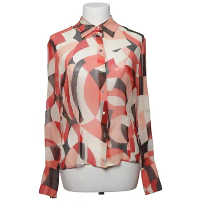 Shirt (Red, Multicolored) from Laurèl Silk