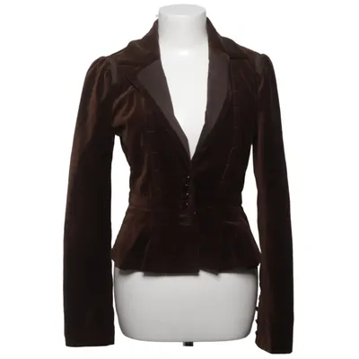 Blazer (Brun) fra Essentiel Antwerp Bomuld, Elastan