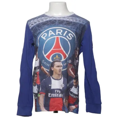 Langærmet t-shirt (Blå, Flerfarvet) fra Paris Saint-Germain Bomuld
