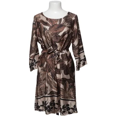 Jurk (Beige, Bruin, Zwart) van New Collection Elastaan, Polyester