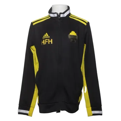 Trainingsjack (Zwart, Geel) van Adidas Gerecycled polyester