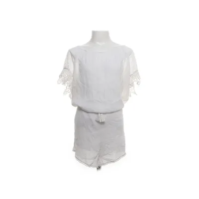 Jumpsuit (Wit) van Ü by KappAhl Katoen, Viscose