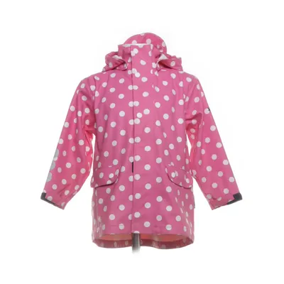 Raincoat (Pink, White) from Kozi Kidz Polyester, Polyurethane