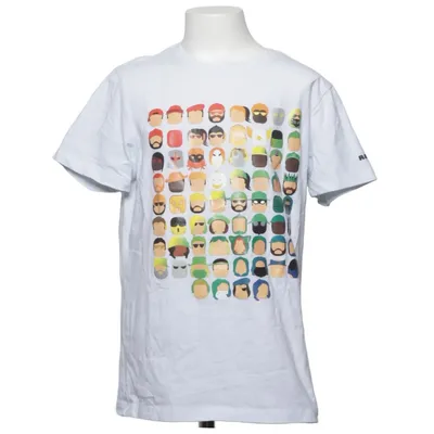 T-shirt (Blanc, Multicolore) de Name It Élasthane, Coton biologique