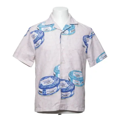 Short sleeve shirt (Beige, Blue, Multicolored) from Eldorado Polyester