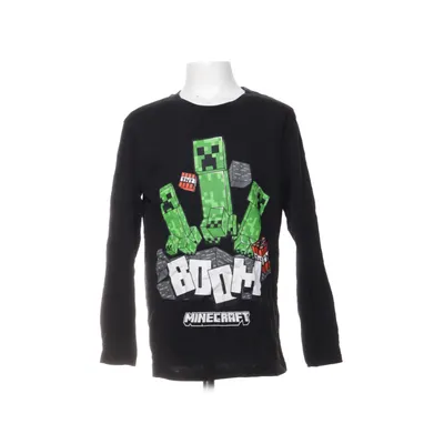 Långärmad t-shirt (Svart, Grön, Röd) från Minecraft Bomull