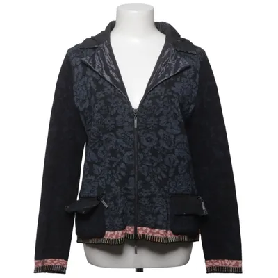 Cardigan (Blå, Sort, Flerfarvet) fra Eva & Claudi Acetat, Metallfiber, Polyamid, Polyester, Uld