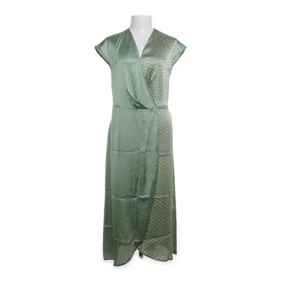 Wrap dress (Green, Beige) from Mango Suit