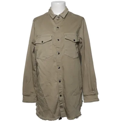 Denimjakke (Beige) fra Raiine Bomuld, Elastan, Polyester