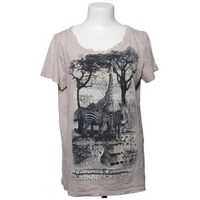 T-shirt (Beige, Noir) de Marc Cain Coton