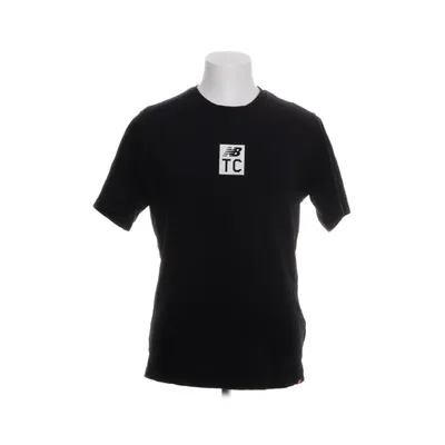 T-shirt (Zwart, Wit) van New Balance Katoen