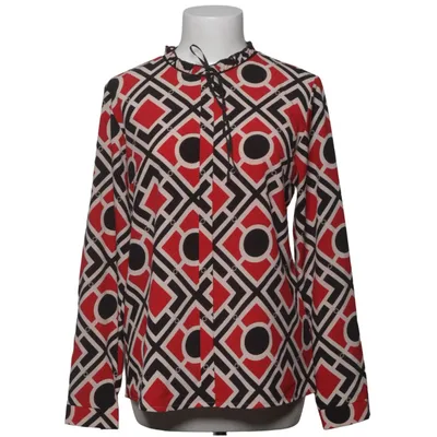 Bluse (Rot, Schwarz, Beige) von Joanna Elasthan, Viskose