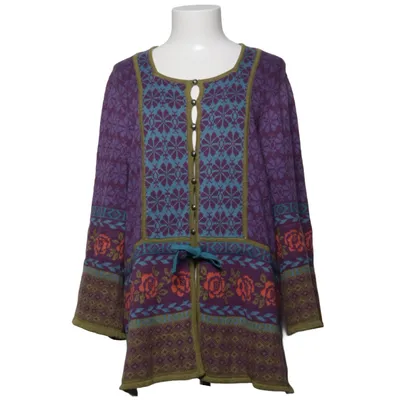 Kofta (Lila, Flerfärgad) från Gudrun Sjödén Bomull, Ull