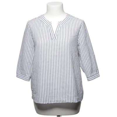 Bluse (Hvid, Sort) fra Zanzea Collection Bomuld, Polyester