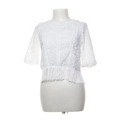 Blouse (Wit) van Topshop Polyester, Viscose