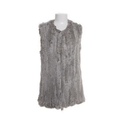 Fur vest (Gray) from Kaycee Rabbit fur