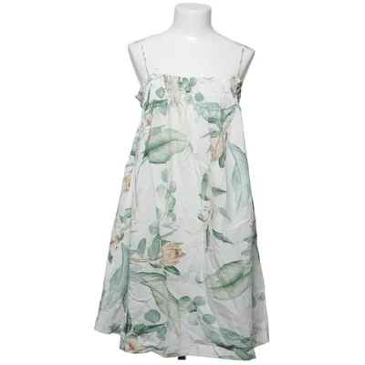 Robe (Blanc, Vert) de H&M Coton