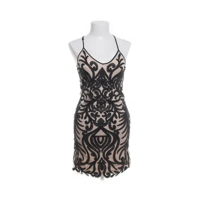 Jurk (Zwart, Beige) van Golden Live Polyester