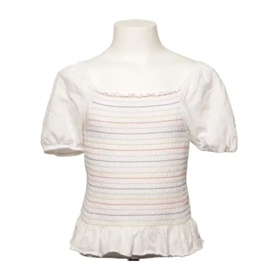 Crop top (White, Multicolored) from KappAhl Cotton