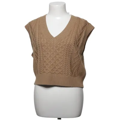 Slipover (Beige) fra Babaton Elastan, Merinould