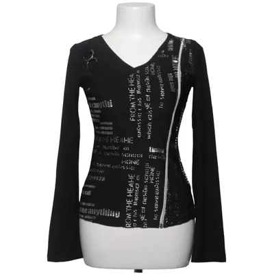 Haut (Noir, Blanc) de Angel Élasthane, Polyester