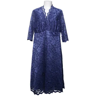 Kjole (Blå) fra Kiyonna Elastan, Polyamid, Polyester