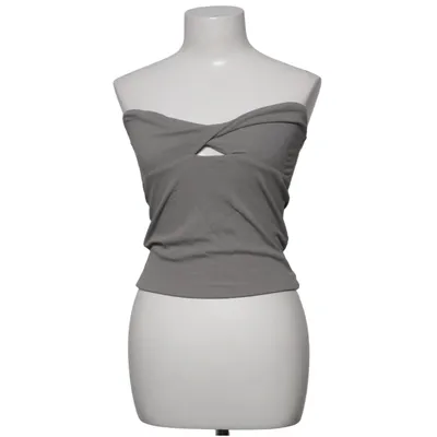 Tube top (Gray) from Hanna MW x Gina Tricot Elastane, Viscose