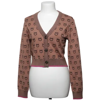 Cardigan (Marron, Rose) de Pinko Polyester, Viscose