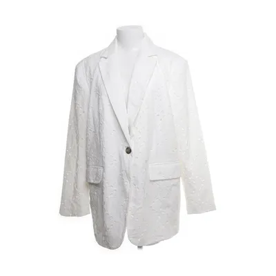 Blazer (Wit) van H&M Modern Classic Katoen, Polyester