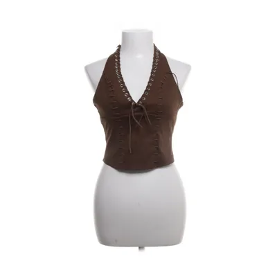 Halternecktopp (Brun) från Edited Elastan, Polyester
