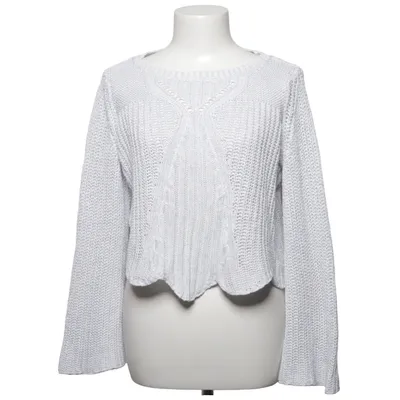 Sweater (Silver) from Aerie Cotton, Metallic fiber, Polyamide