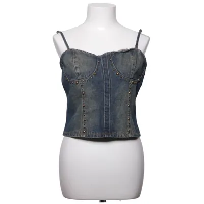 Bustier (Blå) fra Forever 21 Bomuld, Polyester, Viscose