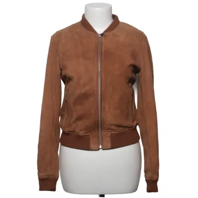 Blouson (Marron) de Molltan Cuir, Polyester